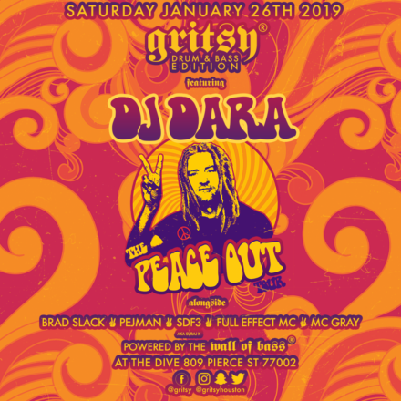 SATURDAY, JANUARY 26TH 2019! GRITSY PRESENTS DJ DARA!