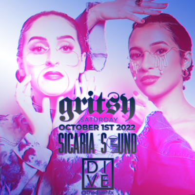 SATURDAY 10/1/22 Gritsy presents Sicaria Sound!